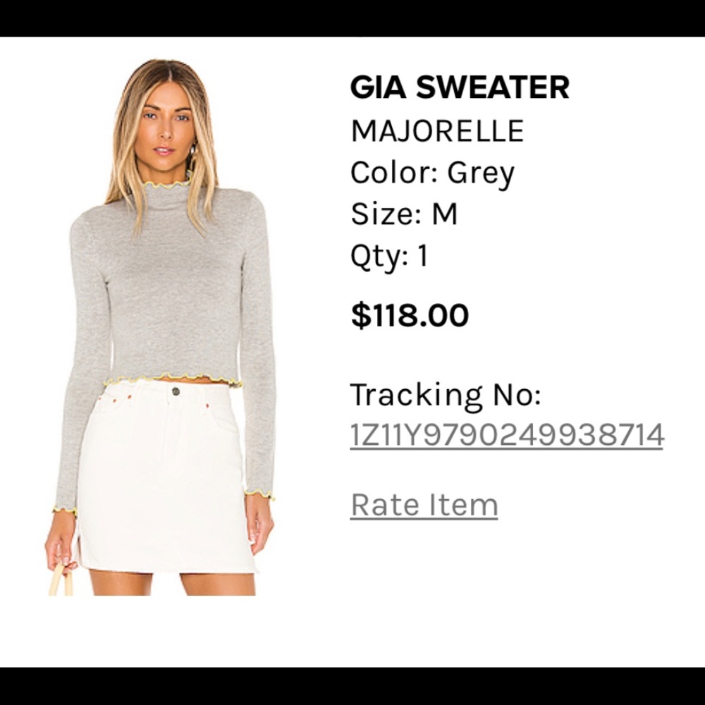 REVOLVE Majorelle Gia Sweater